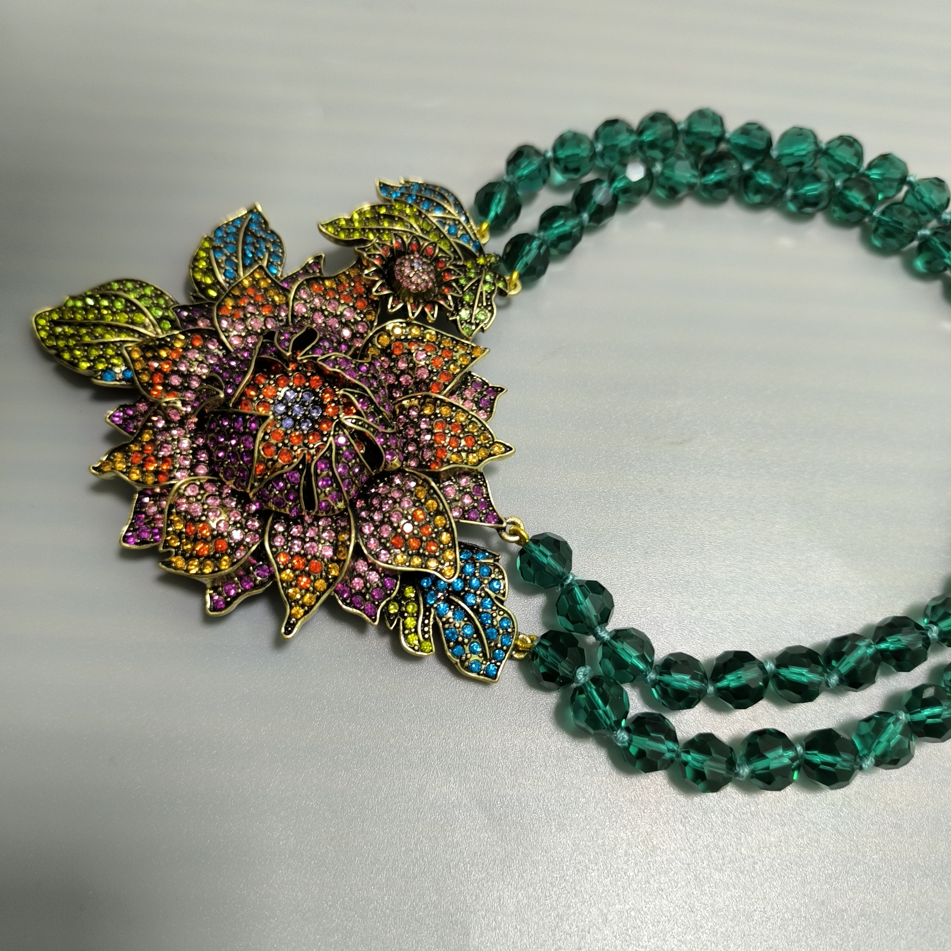 2024 new design fashion fancy grace sunflowers necklace