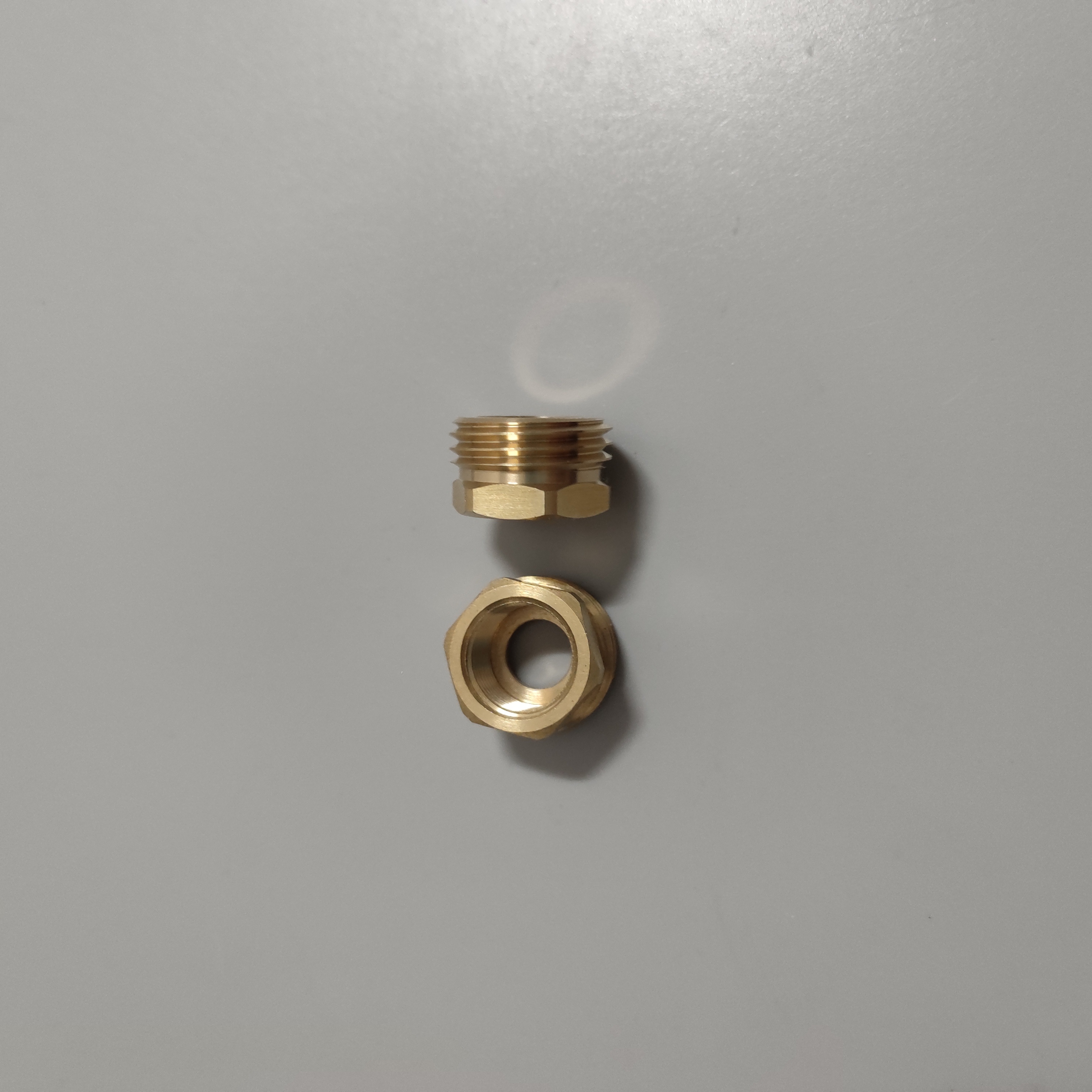 brass G1/2 to G3/8 pipe connector adapter customization